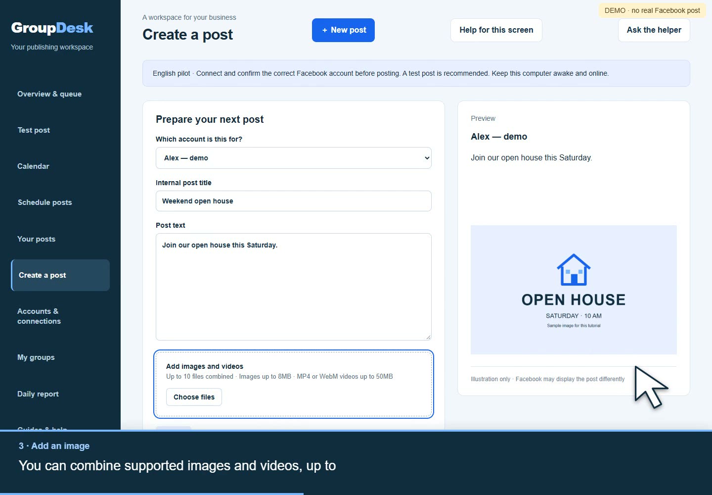 GroupDesk | Your next post, already planned.